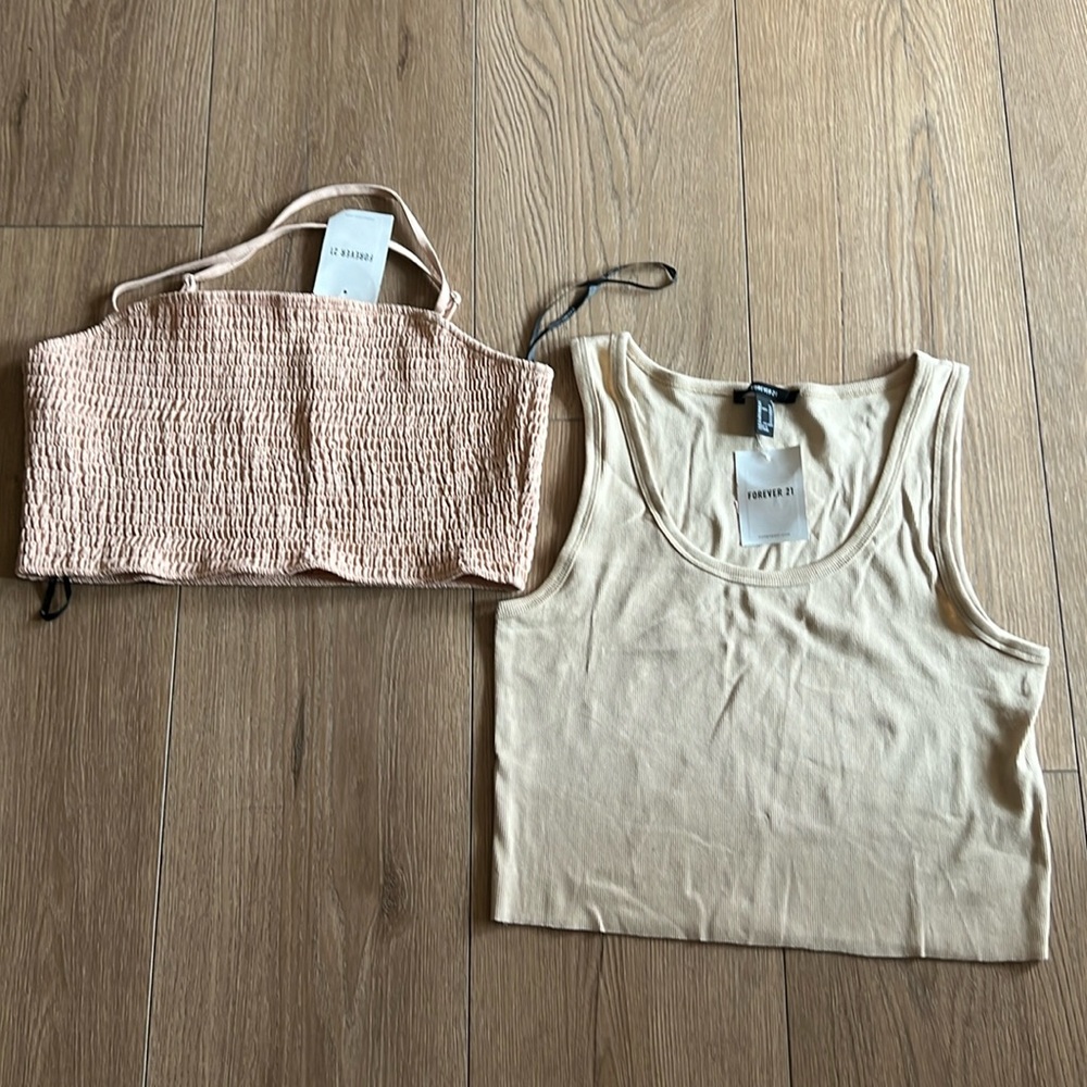 Forever21 Crop Tops bundle size XL